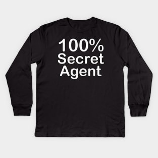 Secret Agent, wife birthday gifts from husband delivered tomorrow. Kids Long Sleeve T-Shirt